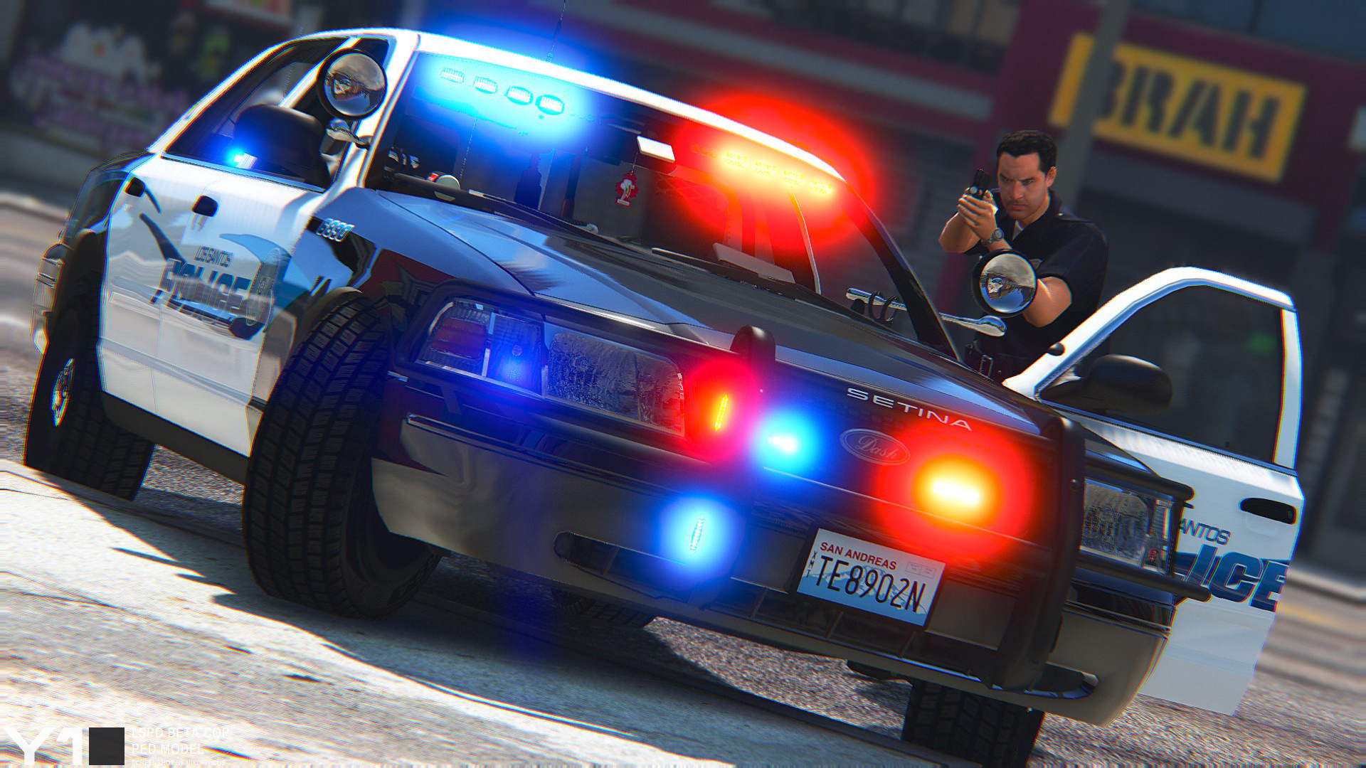 Beta Lspd Cop Ped Model Gta 5 Mods